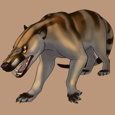 CompanionStripedHyaenodon